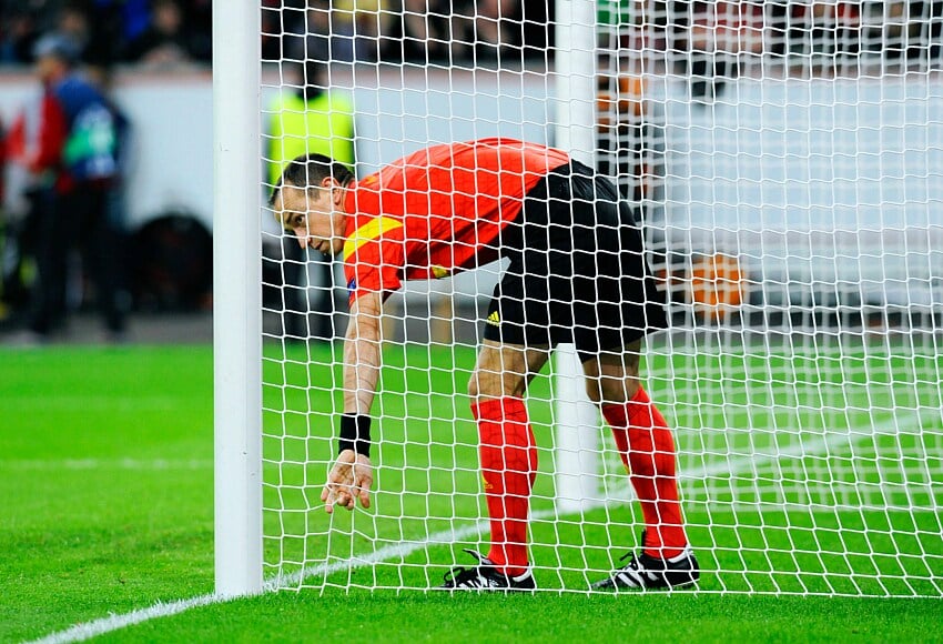 Le filet est décisif dans le football