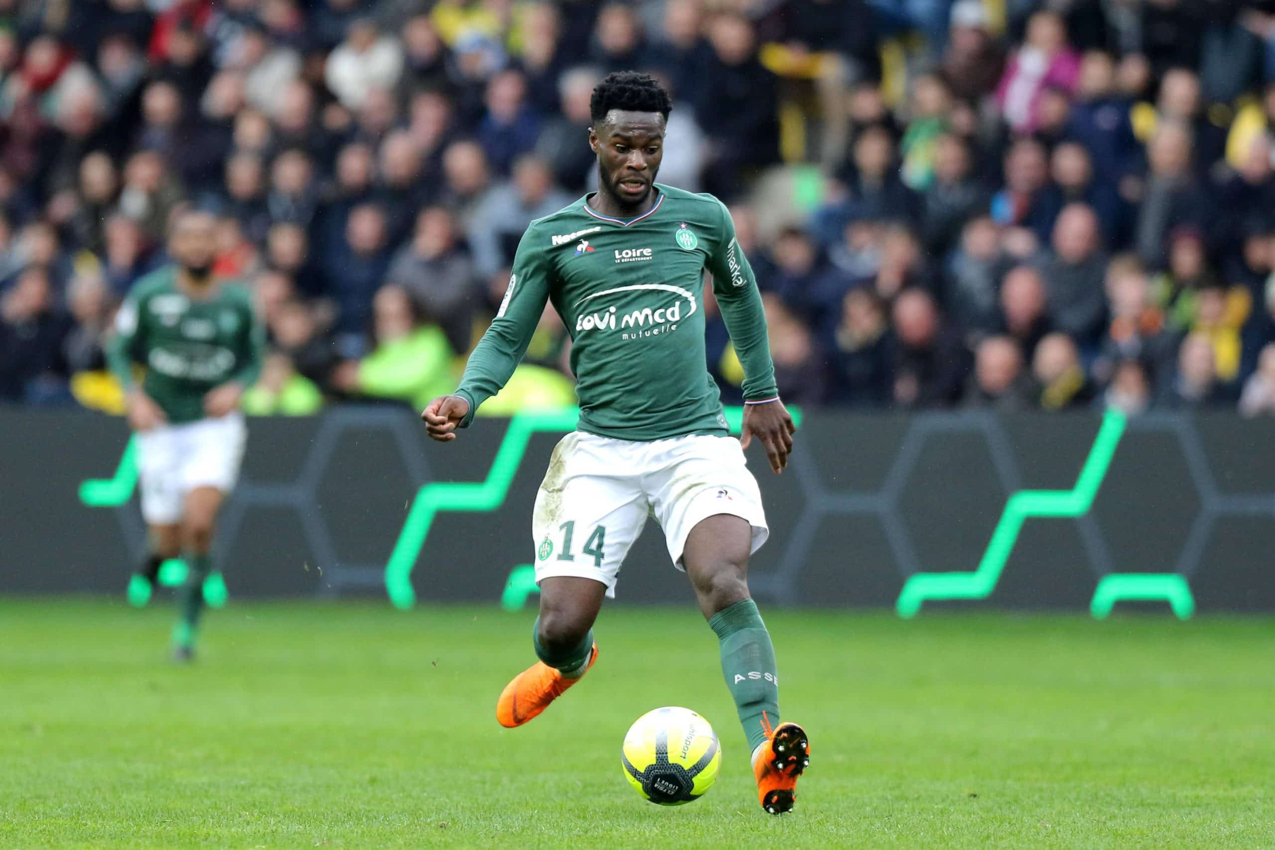 Jonathan Bamba avec l'ASSE.