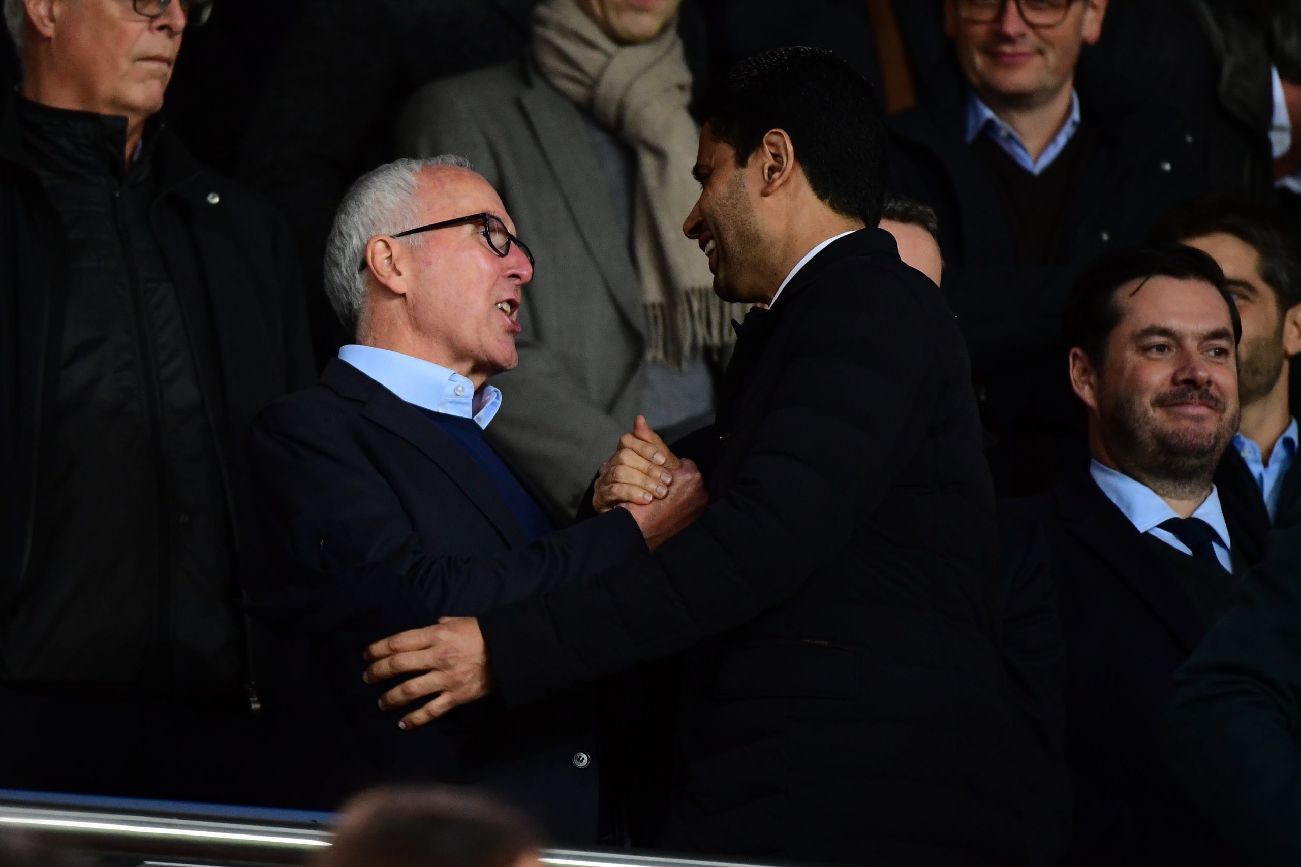 Franck McCourt et Nasser al-Khelaïfi