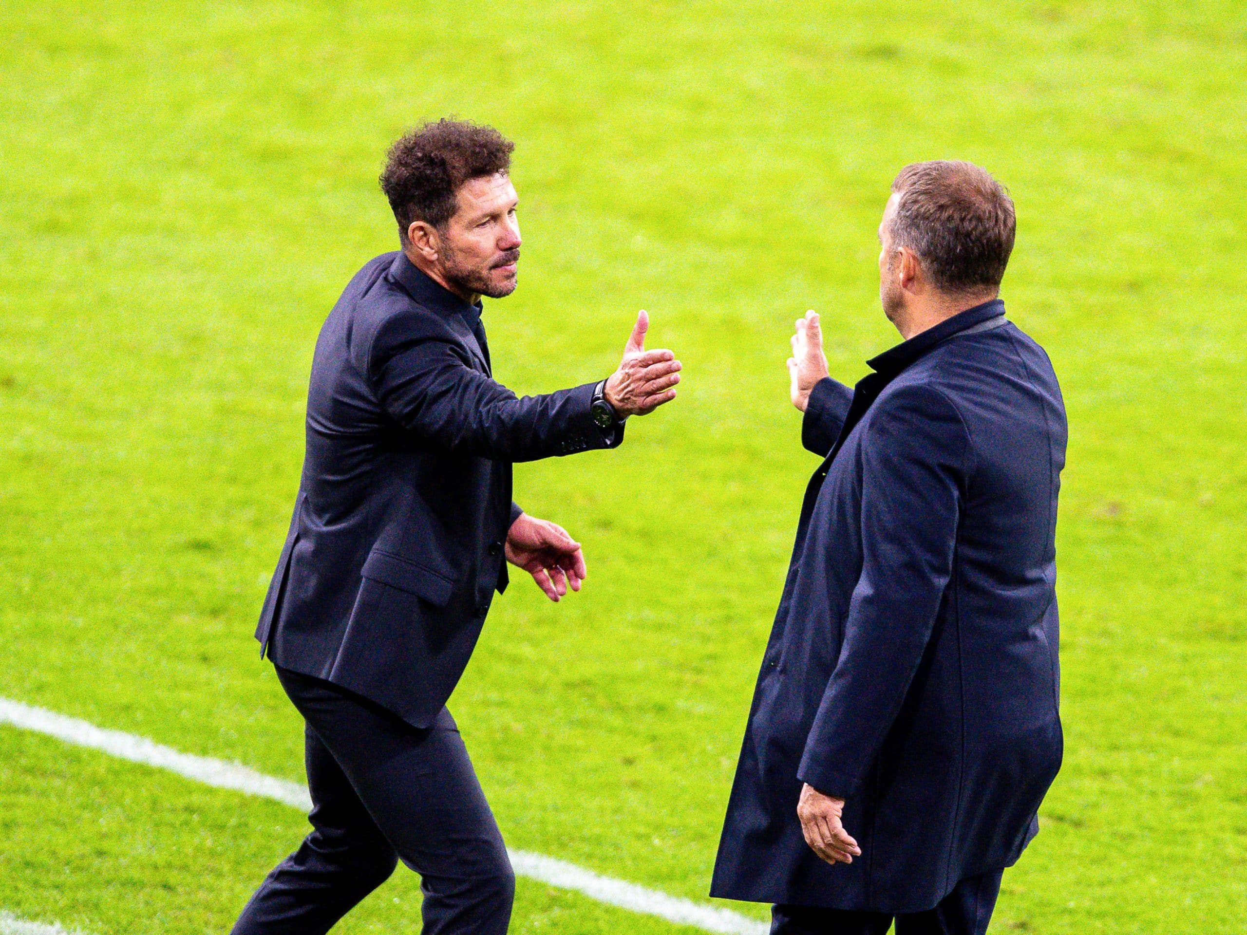 Diego Simeone et Hansi Flick