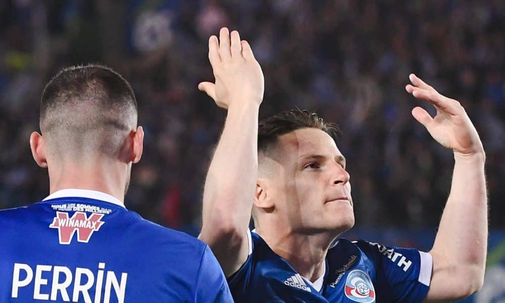 Kévin Gameiro, l'attaquant de Strasbourg.