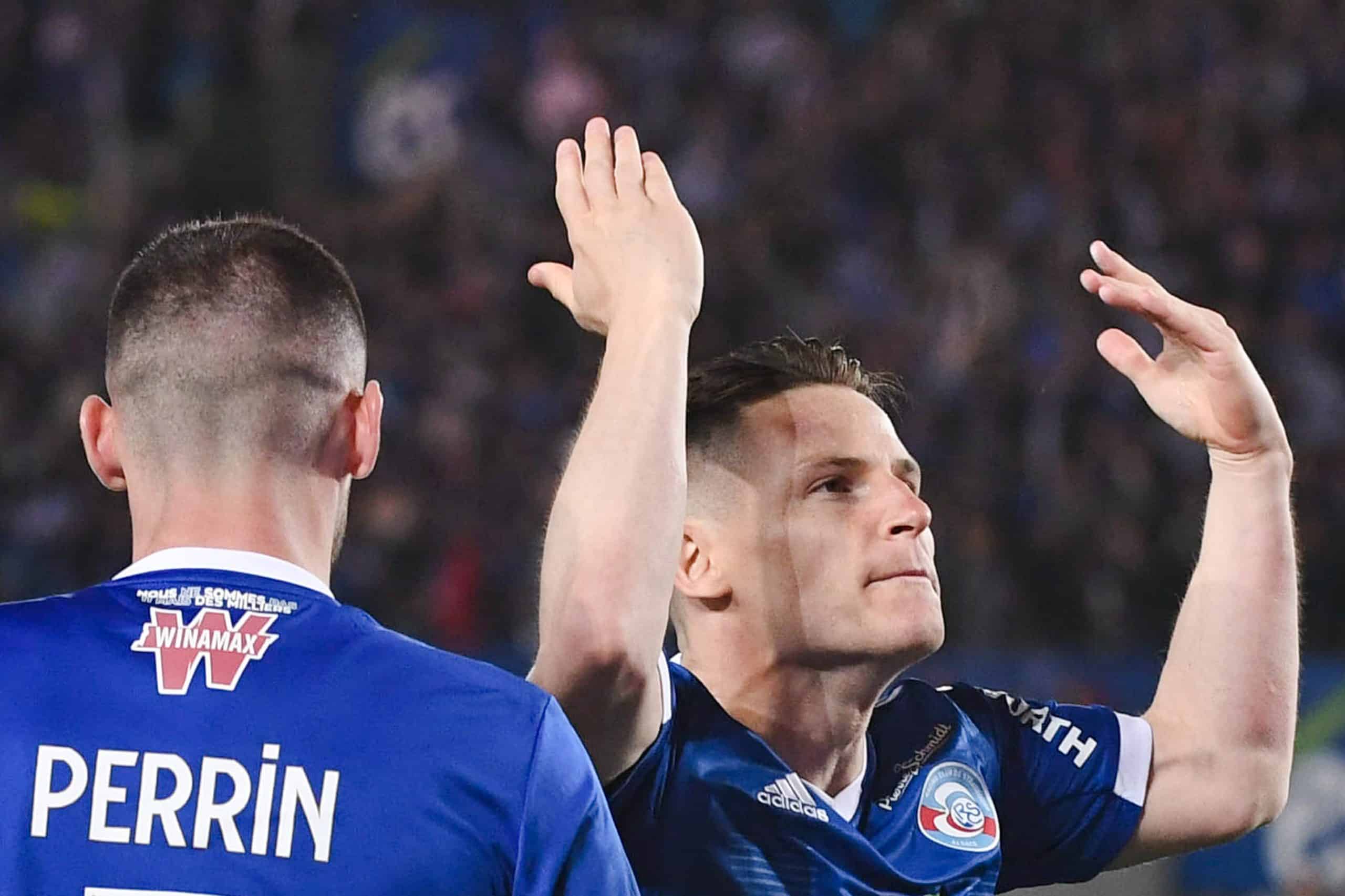 Kévin Gameiro, l'attaquant de Strasbourg.