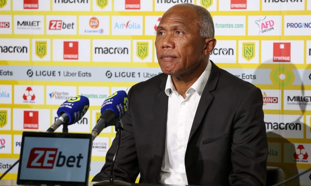 Antoine Kombouaré, l'entraîneur du FC Nantes