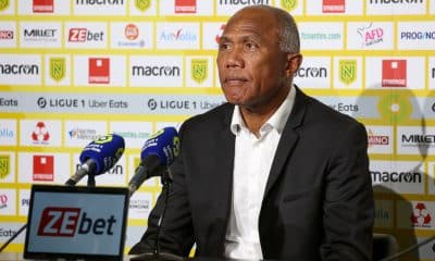 Antoine Kombouaré, l'entraîneur du FC Nantes