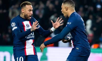 Neymar et Mbappé sous le maillot du PSG.