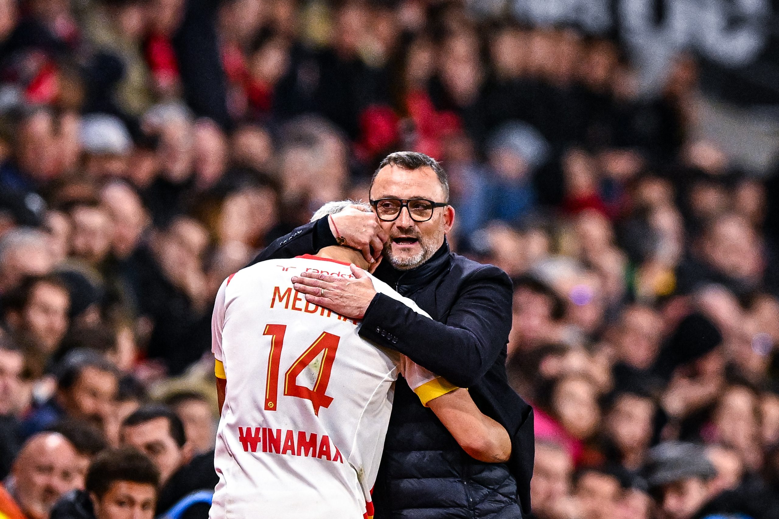 Facundo Medina et Franck Haise à Lens.