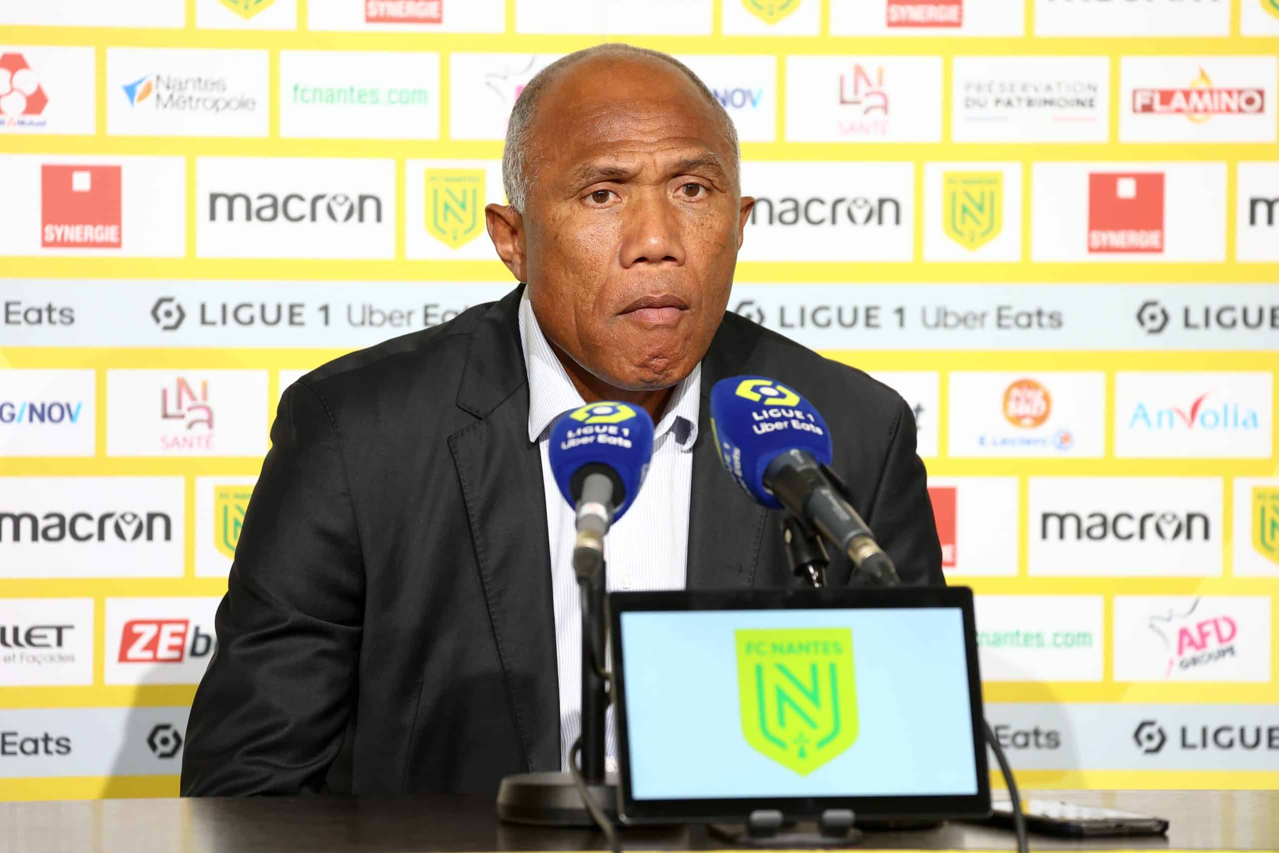 Antoine Kombouaré, l'entraîneur du FC Nantes