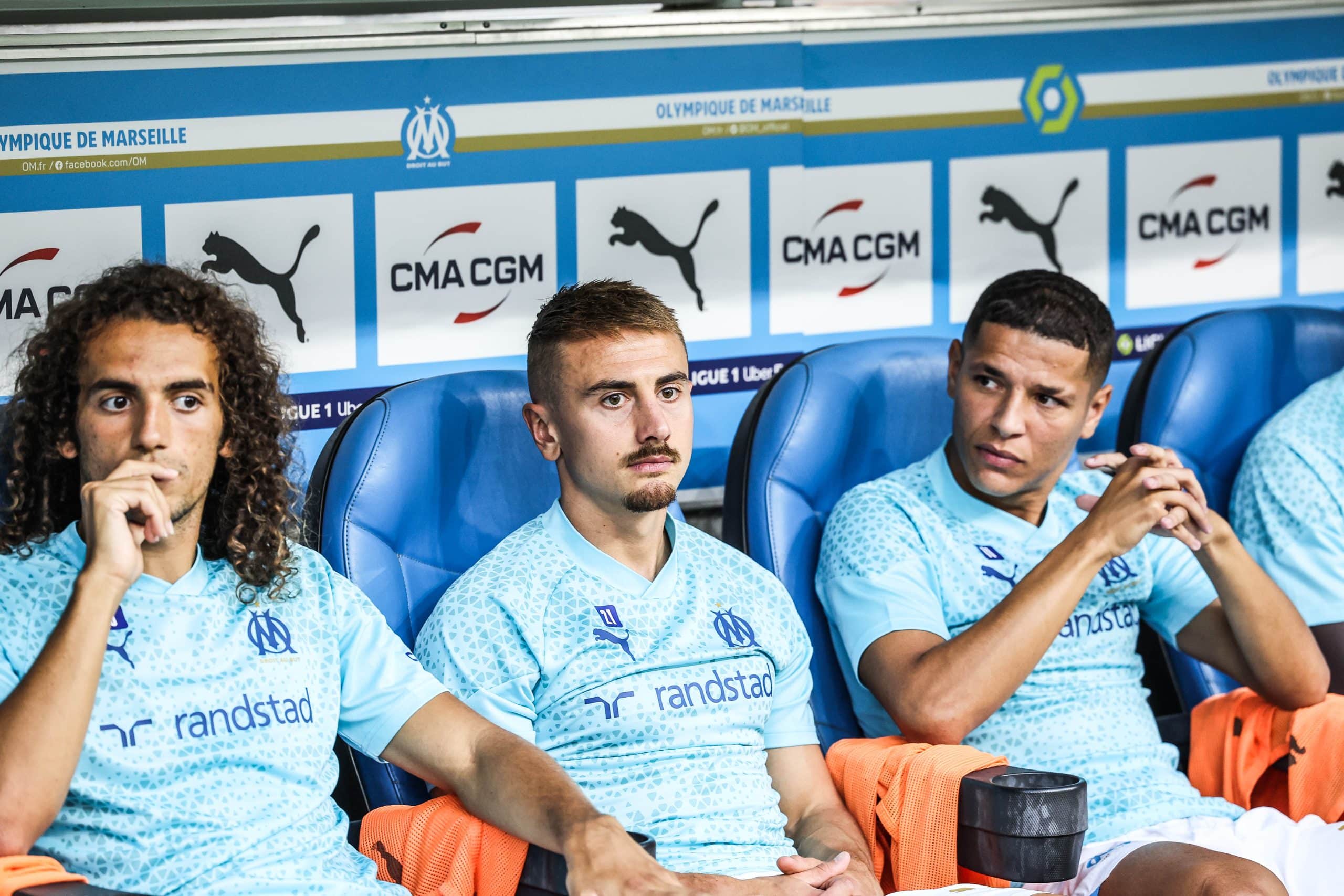 Mattéo Guendouzi et Valentin Rongier sous les couleurs de l'OM