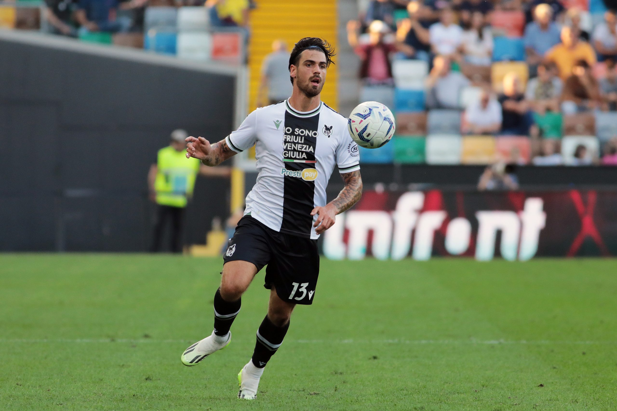 Joao Ferreira lors de son prêt à l'Udinese.