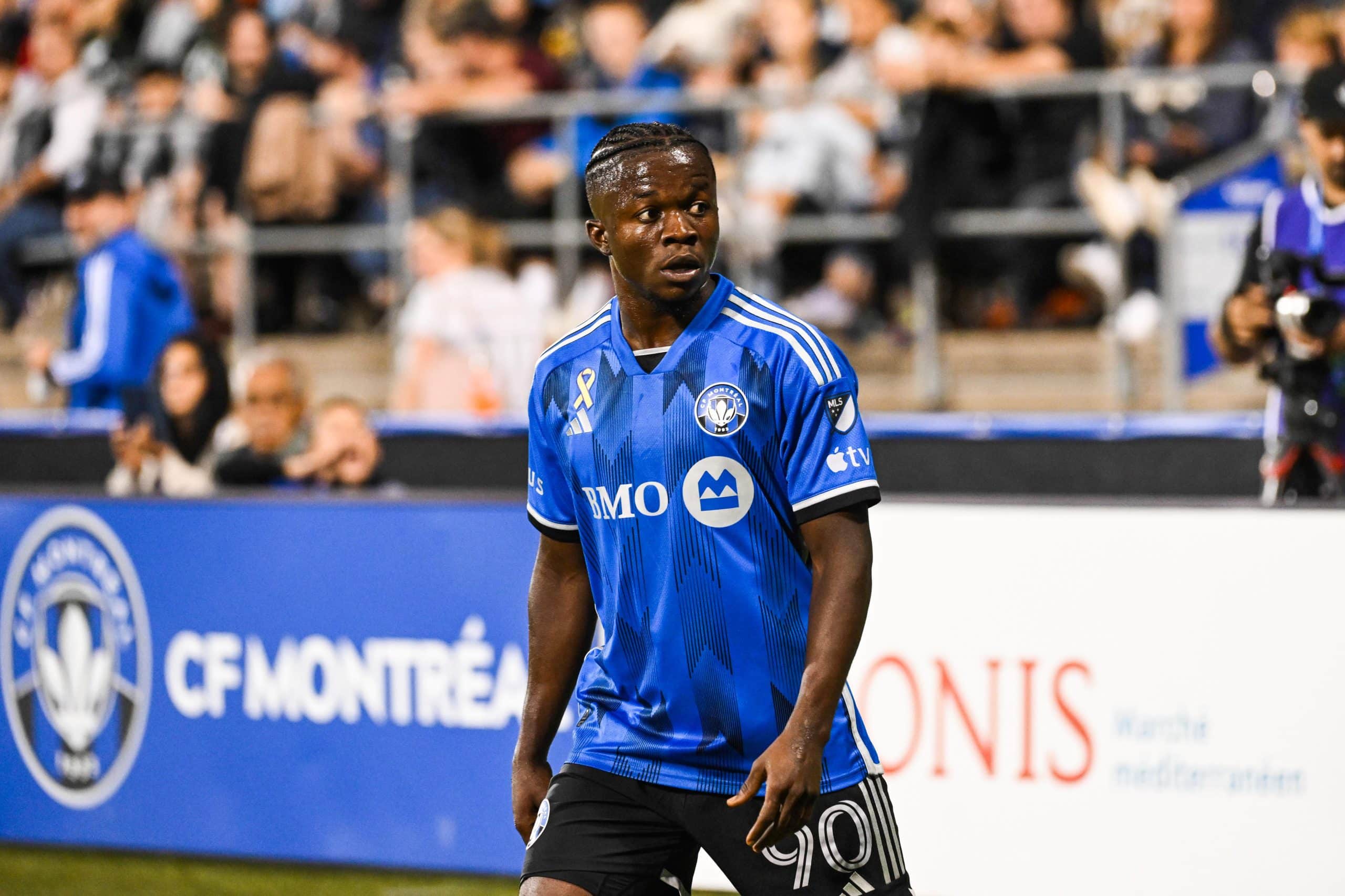 Kwadwo Apoko, l'ailier droit de l'Impact Montreal, visé par le FC Nantes et l'ASSE.