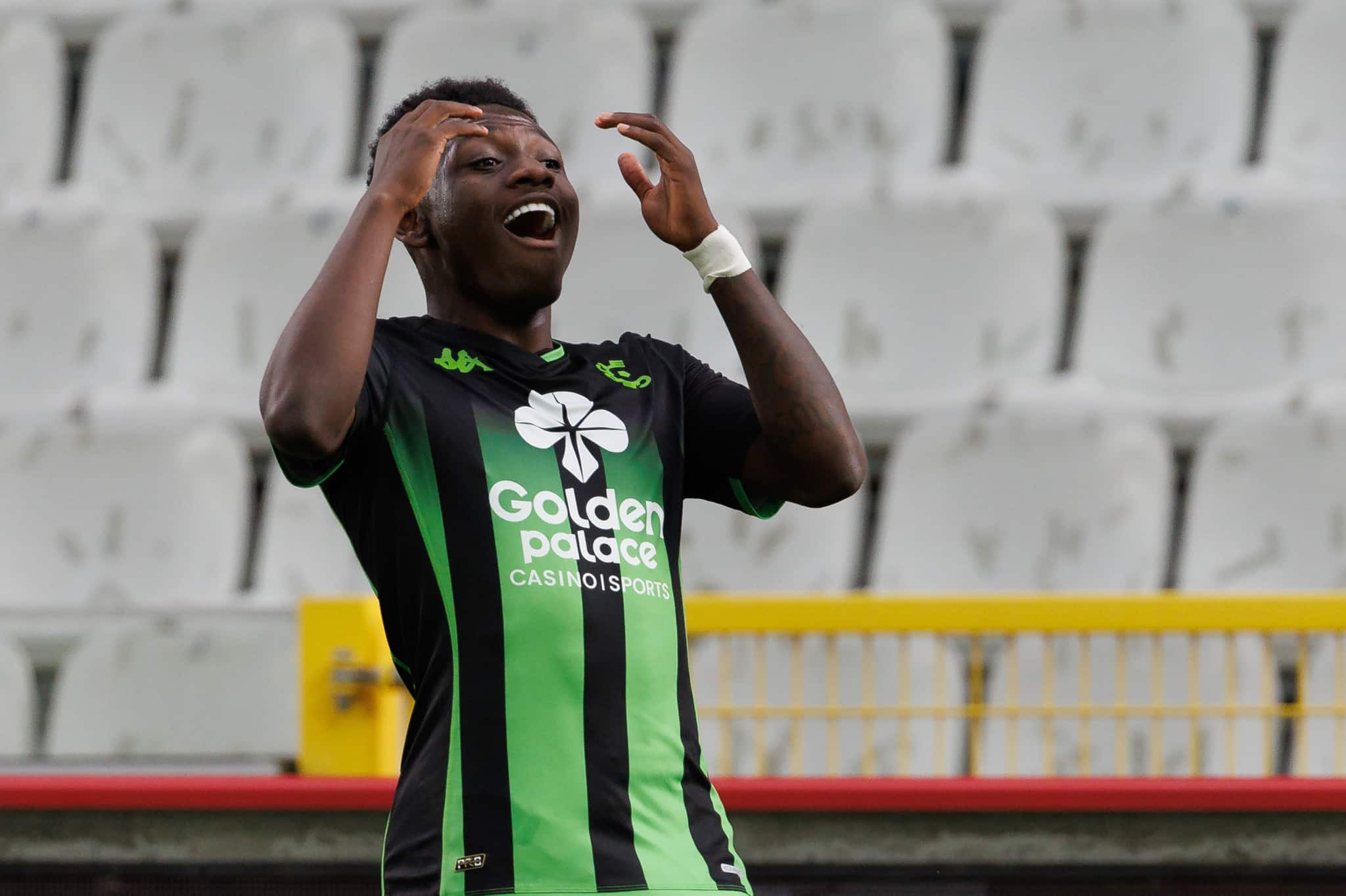 Kazeem Olaigbe, futur renfort du Stade Rennais à gauche de l'attaque.