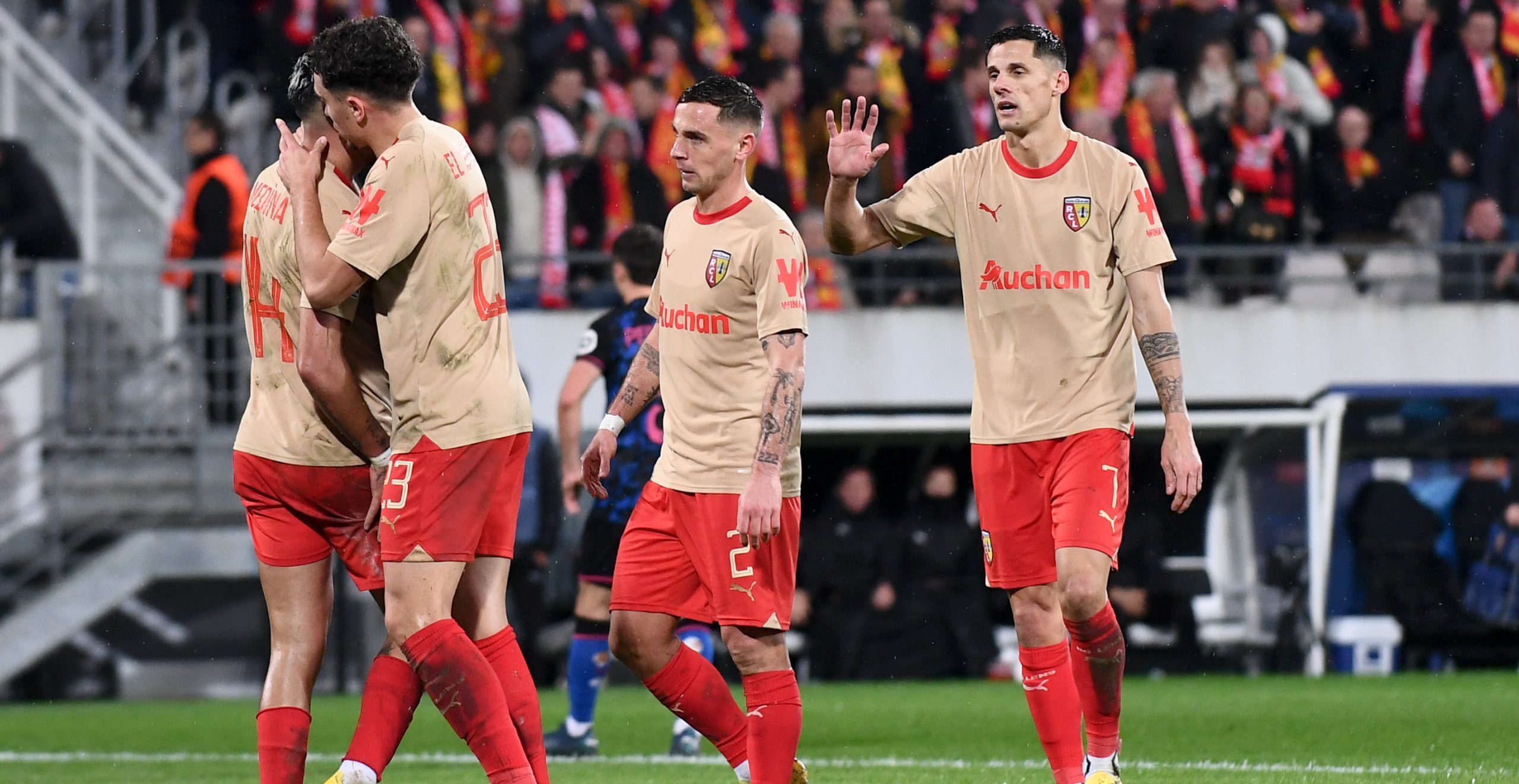 Ruben Aguilar et Florian Sotoca (RC Lens)