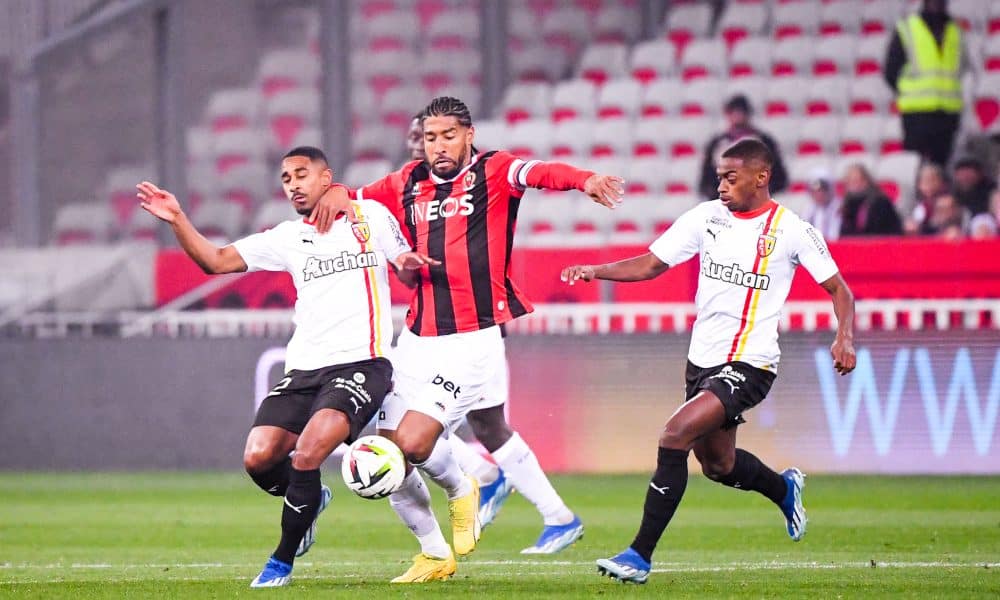 Wesley Saïd et David Pereira Da Costa, la saison dernière, lors d'un Nice-RC Lens.