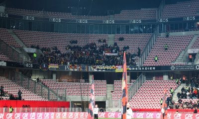 Les supporters du RC Lens à Nice.