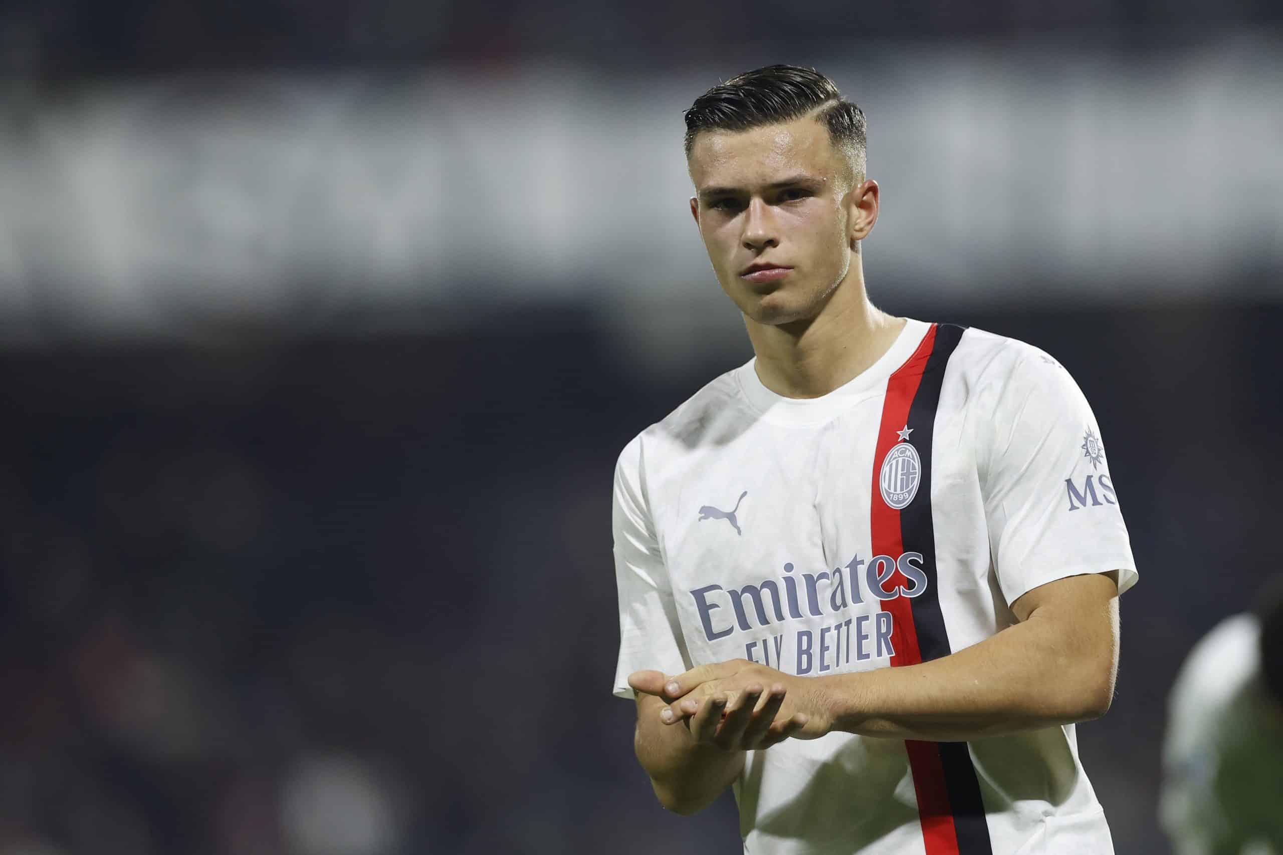 Jan Carlo Simic sous le maillot de l'AC Milan