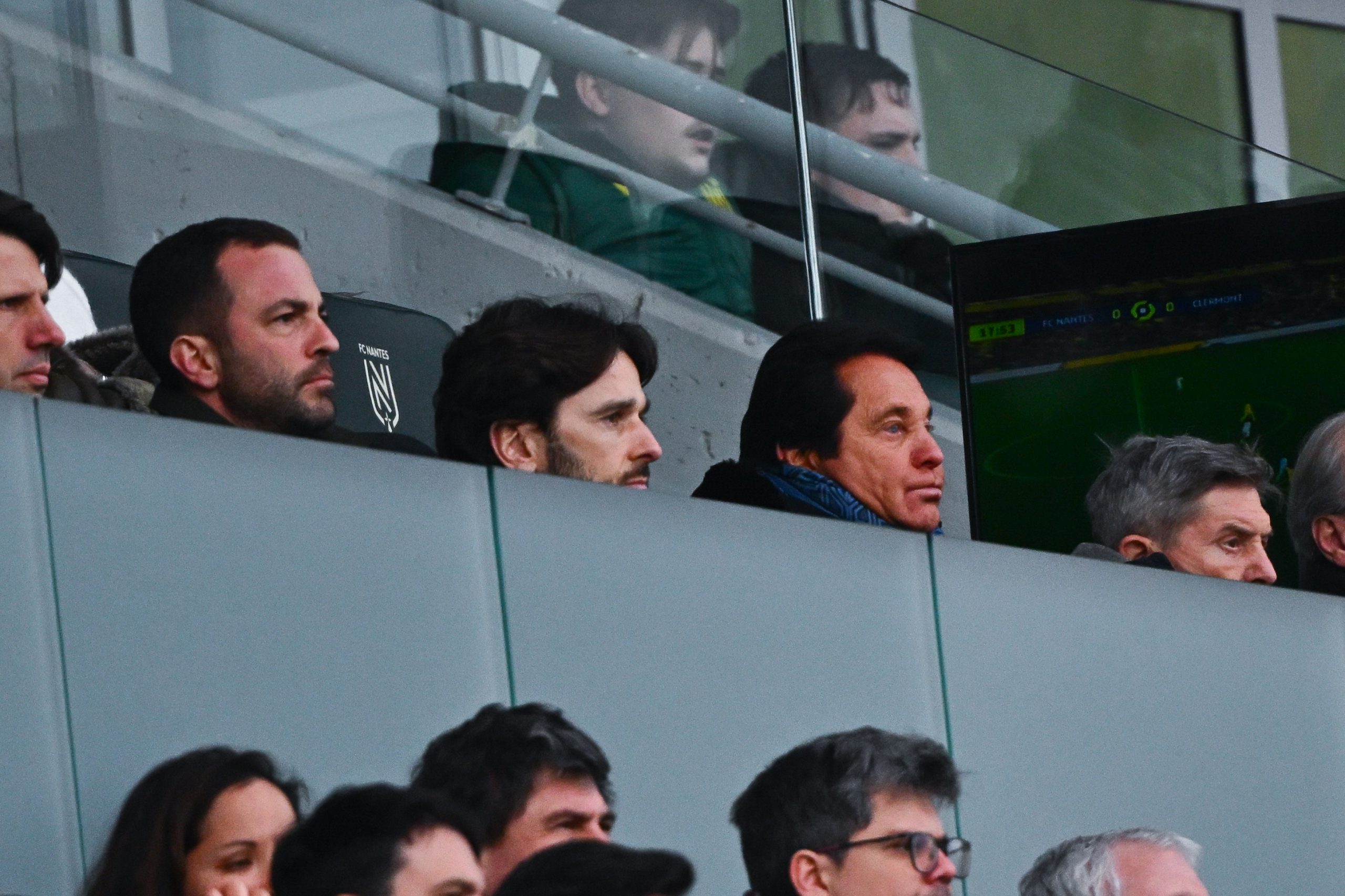 Franck et Waldemar Kita lors d'un match à la Beaujoire.