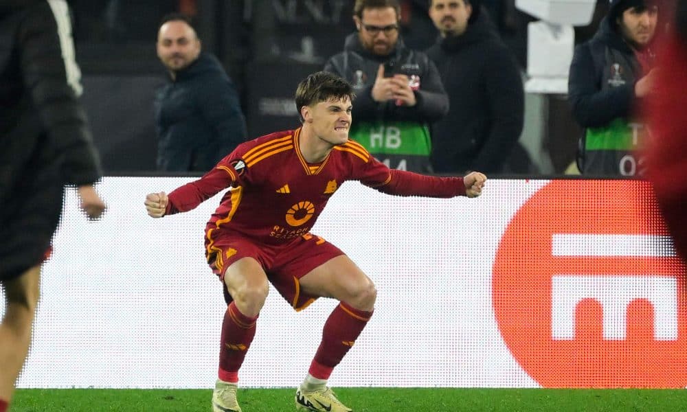 Nicola Zalewski, le piston gauche de l'AS Roma