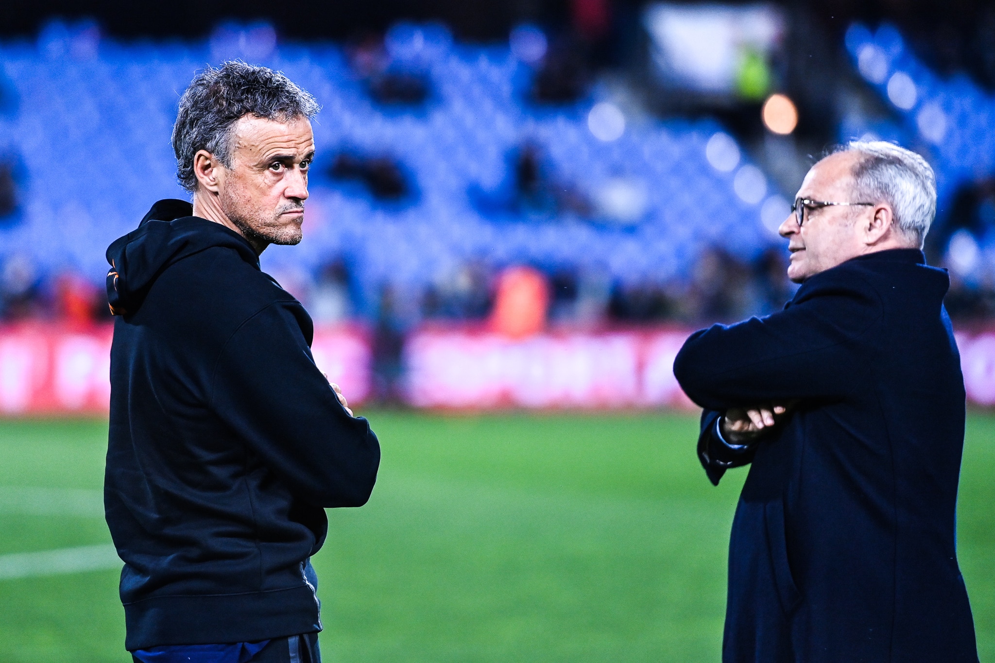 Luis Enrique et Luis Campos