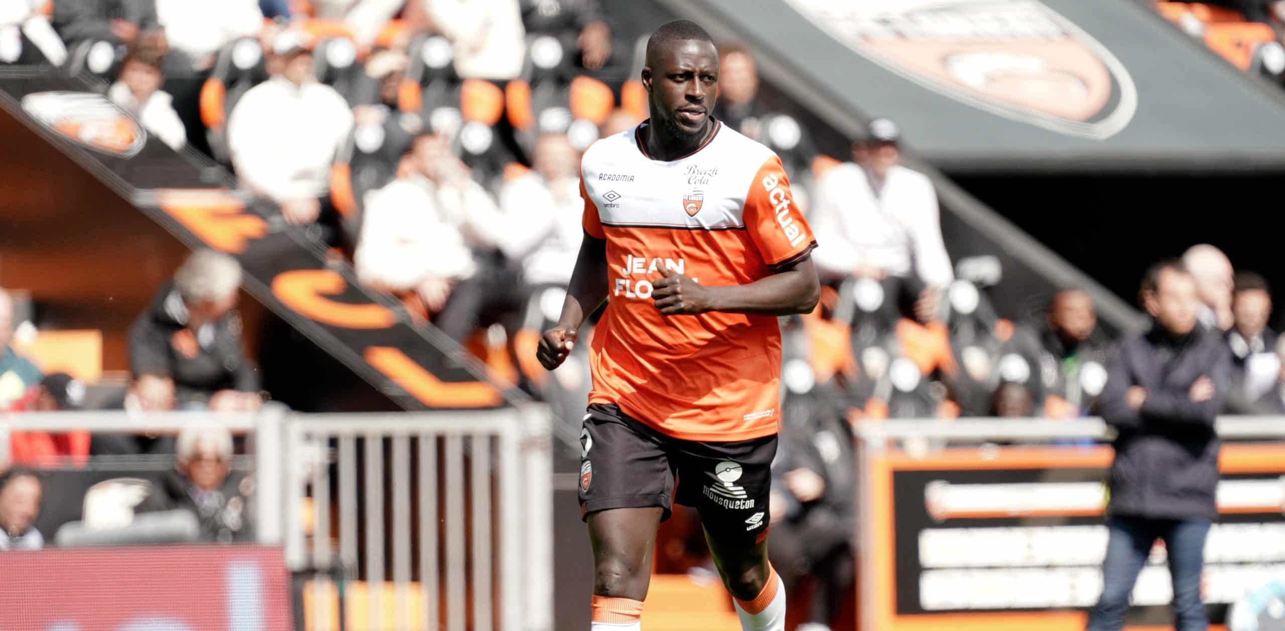 Benjamin Mendy sous le maillot du FC Lorient