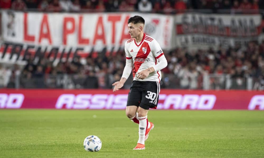 Le jeune milieu offensif de River Plate Franco Mastantuono, recruté par le Real Madrid.