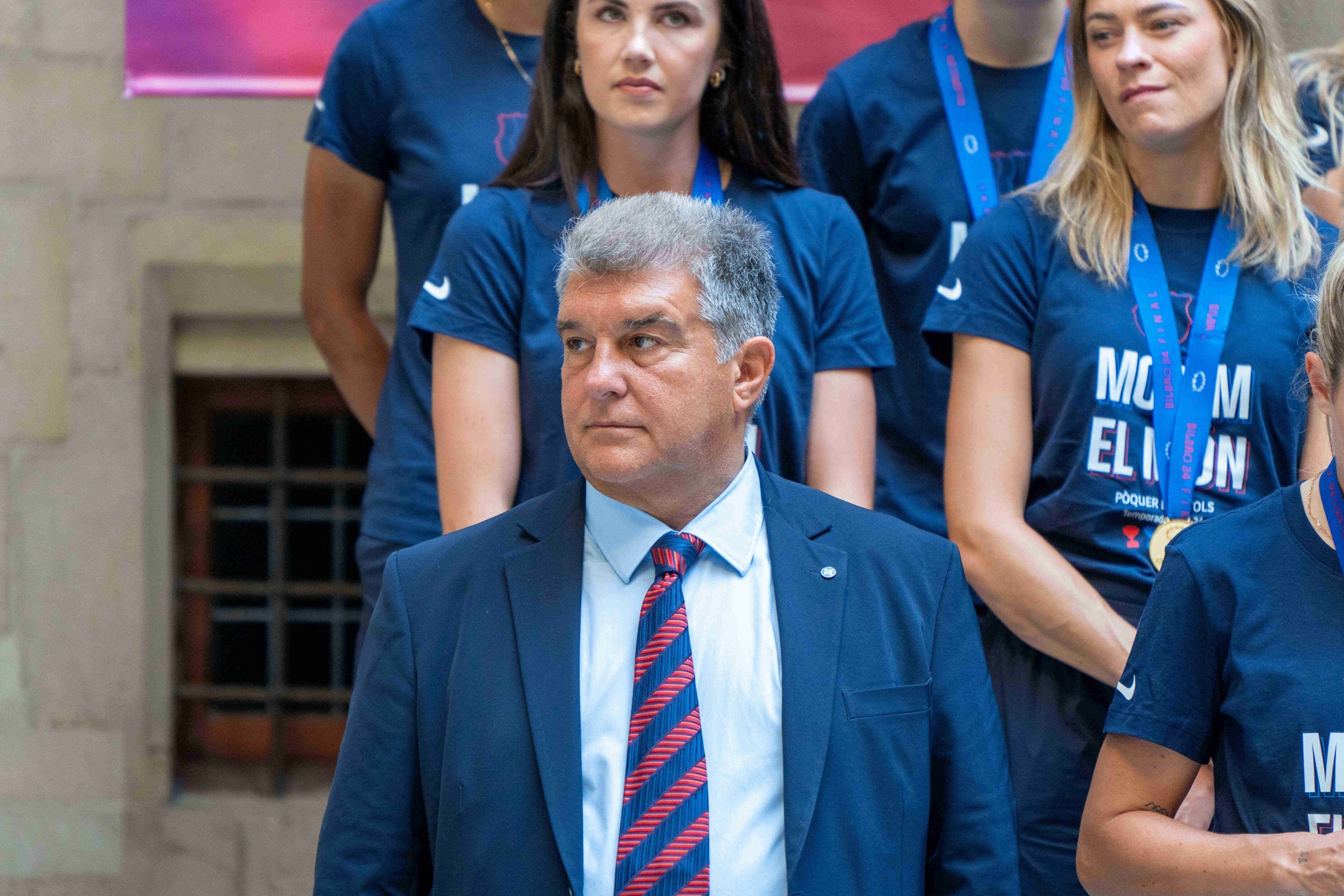 Le président du FC Barcelone, Joan Laporta.