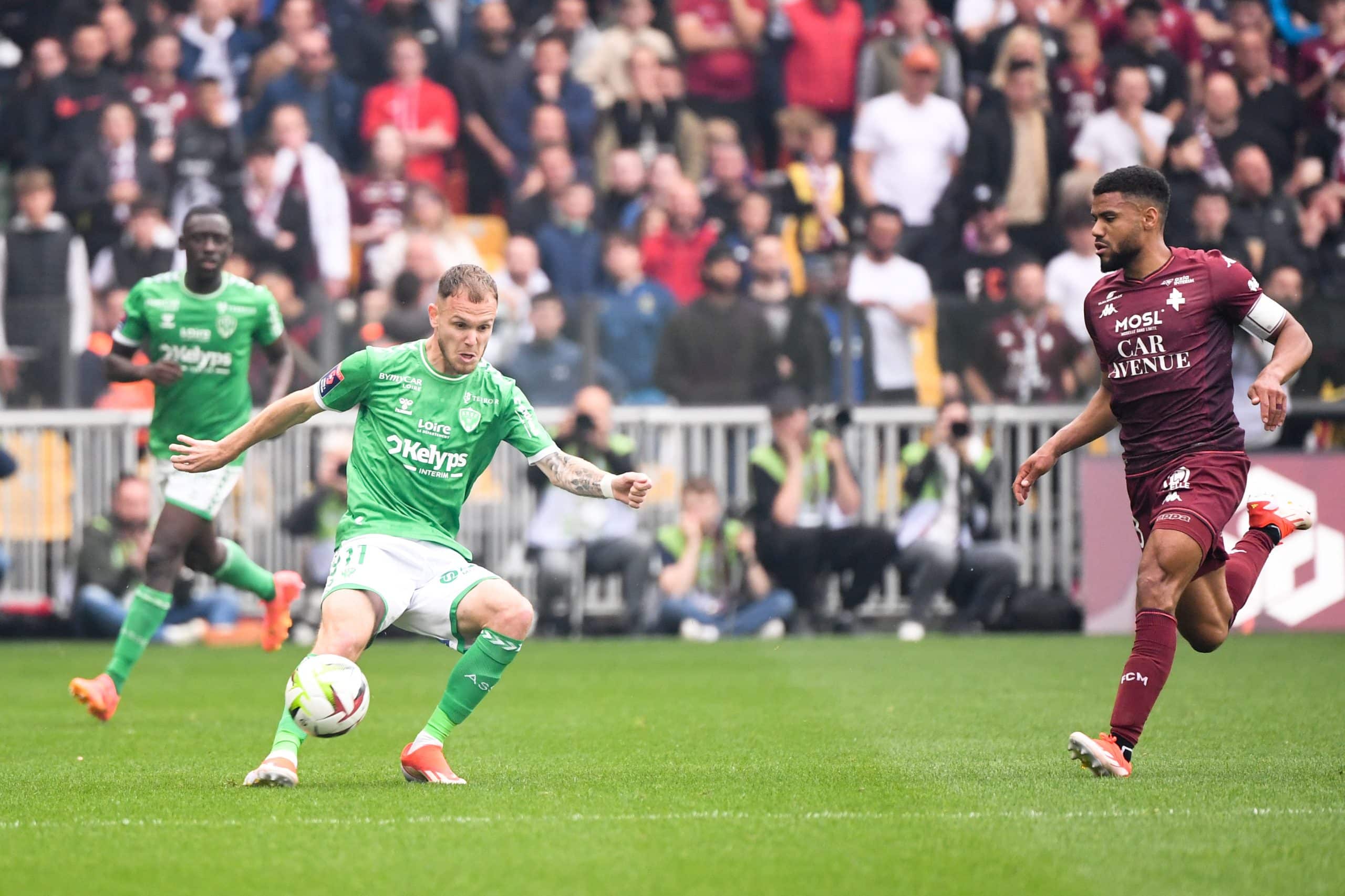 Irvin Cardona lors de son premier passage sous le maillot de l'ASSE.