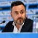 Roberto De Zerbi en conférence de presse à l'OM.