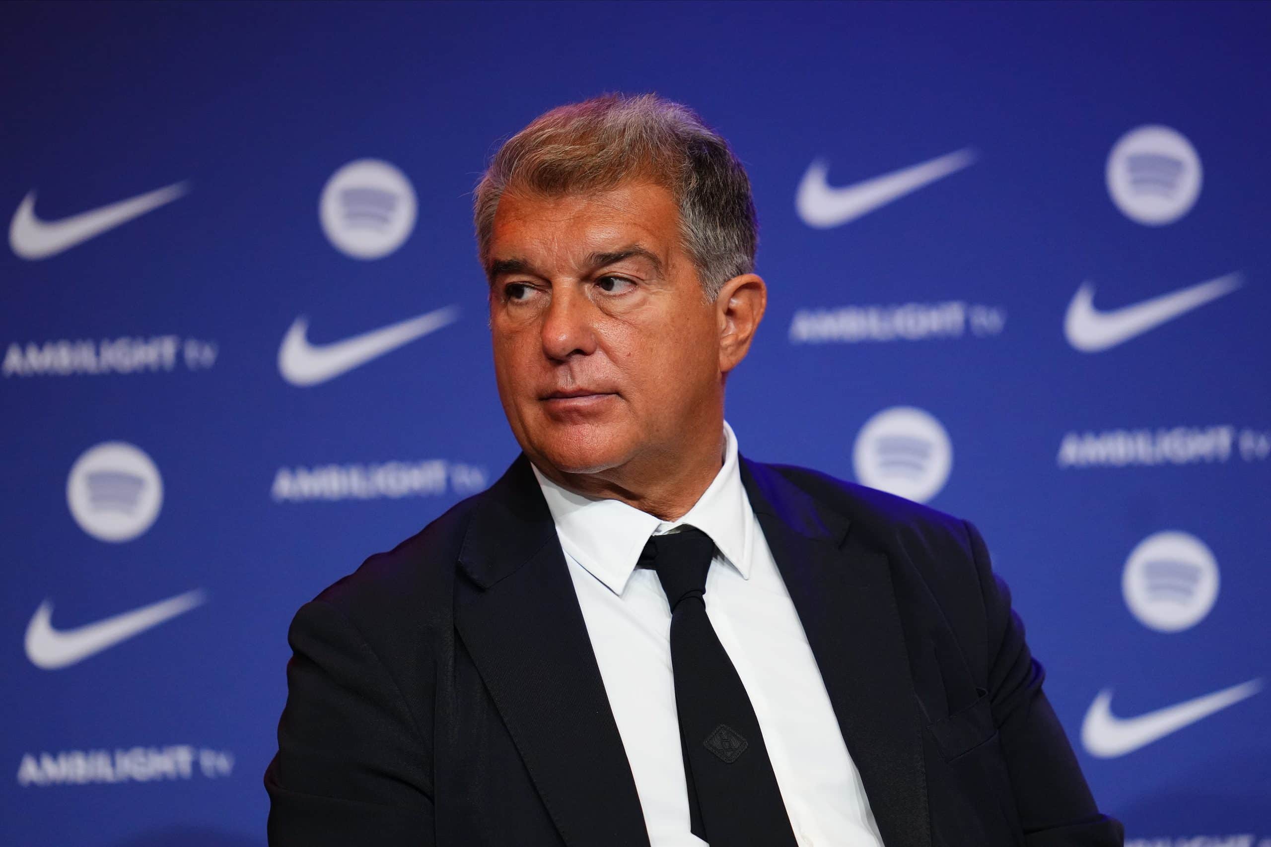 Joan Laporta sous pression au FC Barcelone.