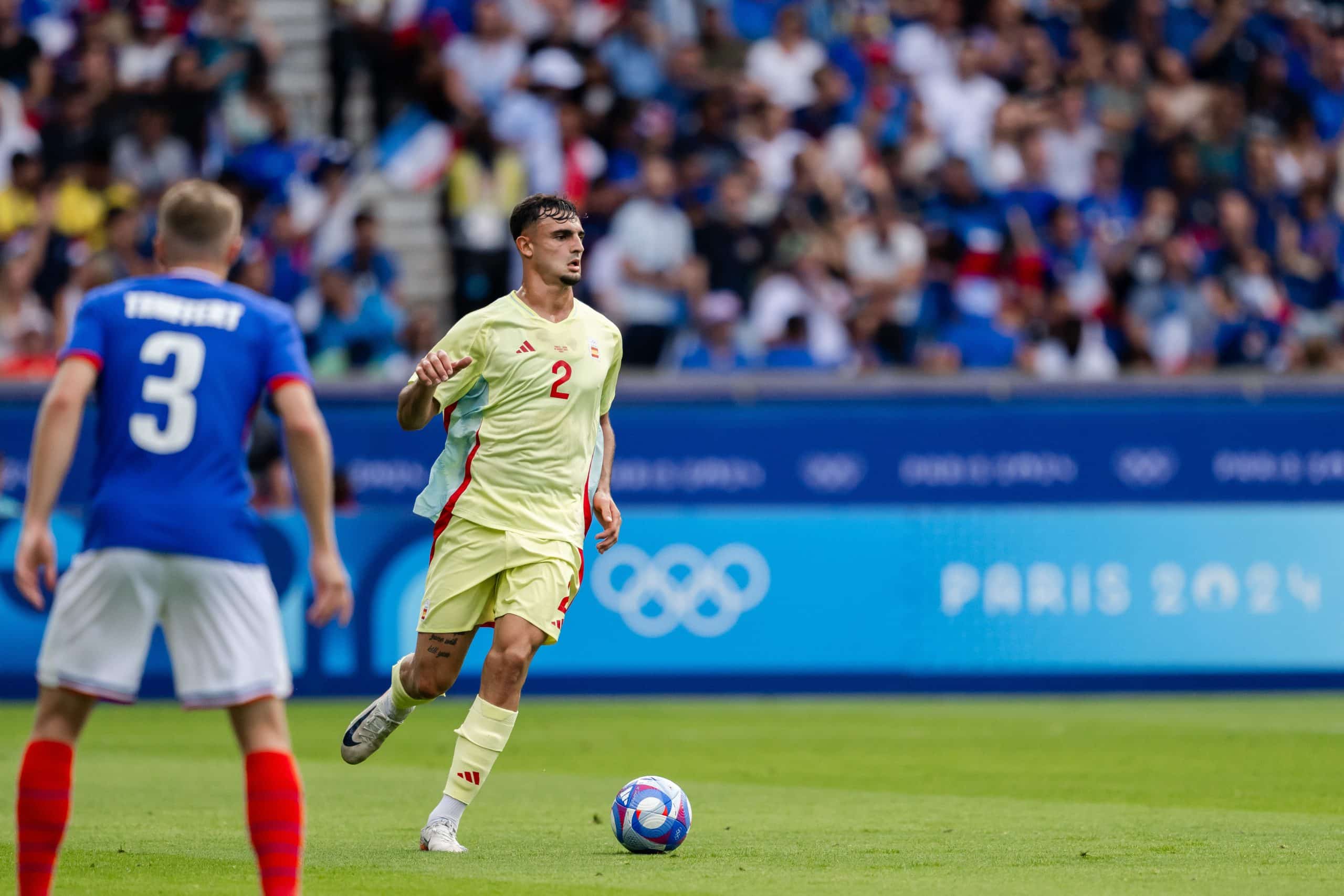 Le latéral droit espagnol Marc Pubill, courtisé par le FC Barcelone, a disputé la finale des JO contre la France.