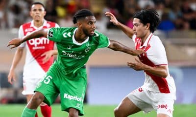 Marwann Nzuzi lors d'AS Monaco - ASSE
