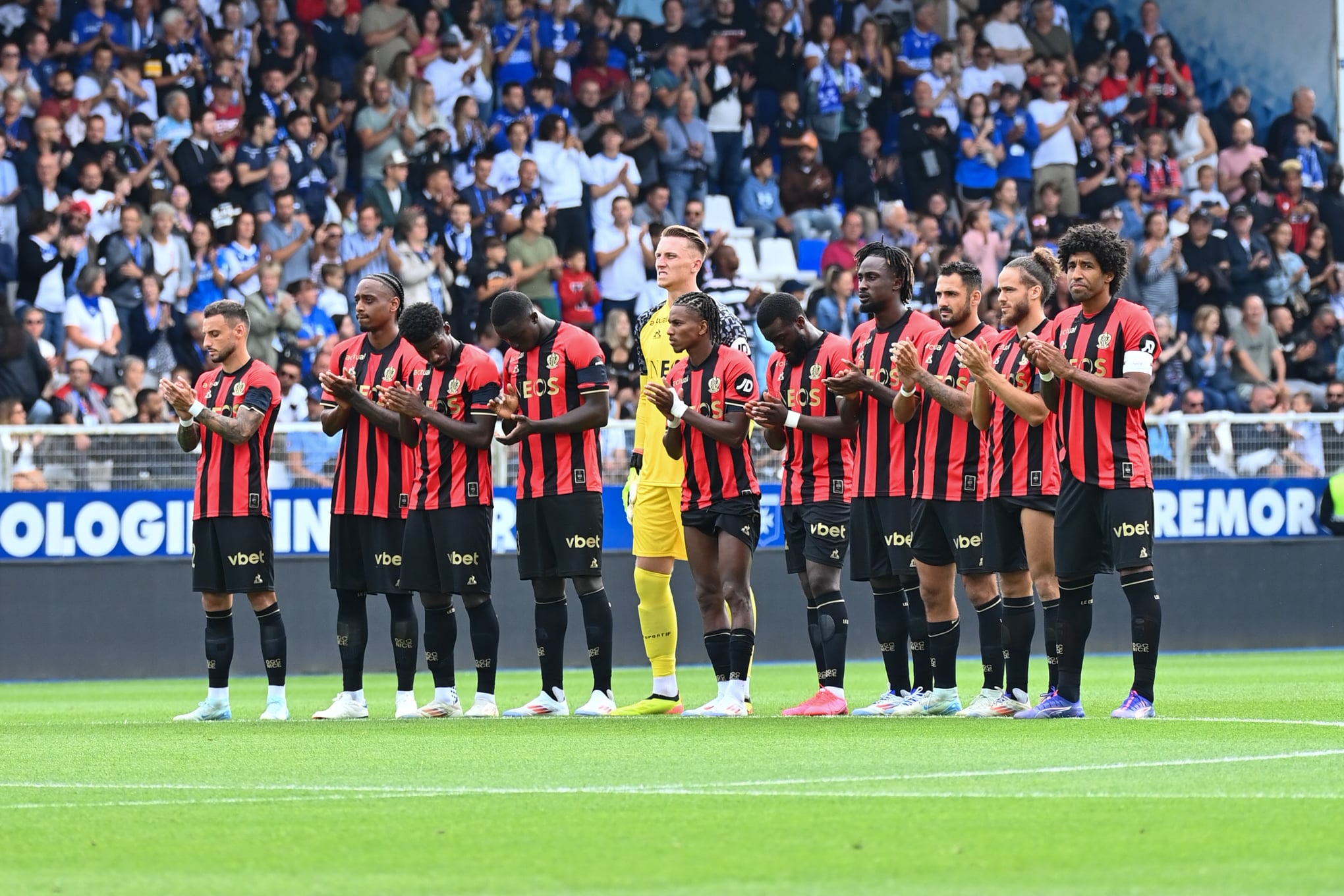 Les joueurs de l'OGC Nice