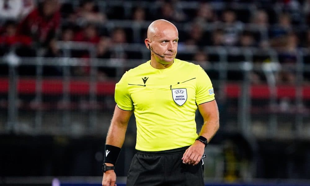 L'arbitre polonais Szimon Marciniak, dont la prestation lors d'Inter-Barcelone a fait polémique.