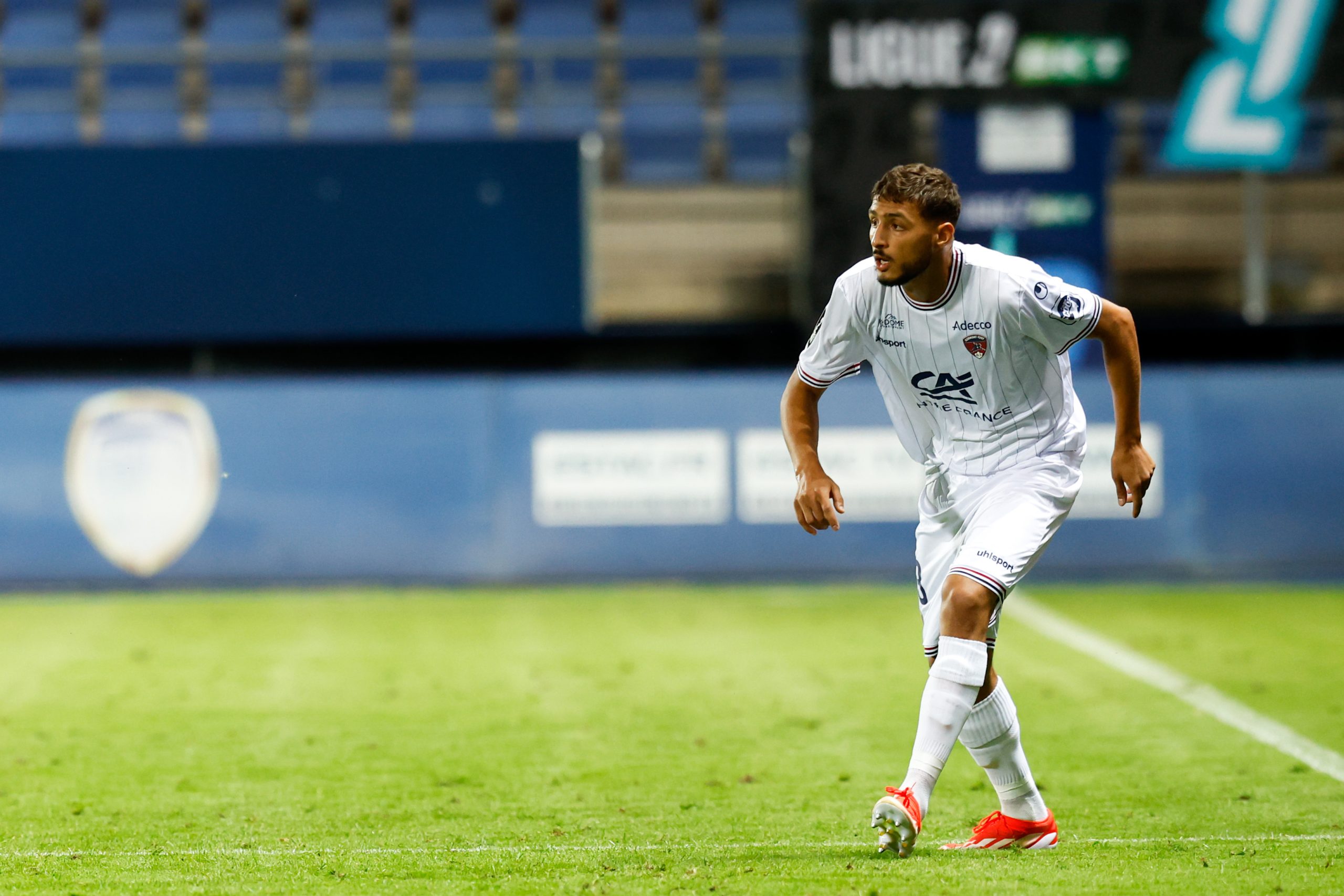 L'attaquant de Clermont Amine Saïd lors d'un match à Troyes.