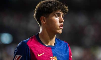 Pau Cubarsi sous le maillot du Barça