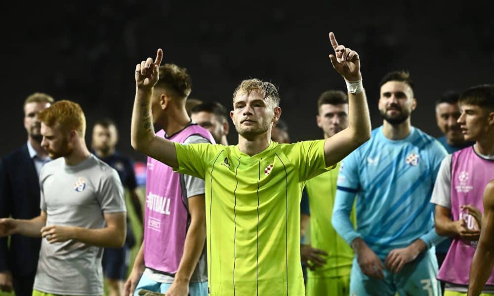 Le Français Maxime Bernauer qui joue au Dinamo Zagreb