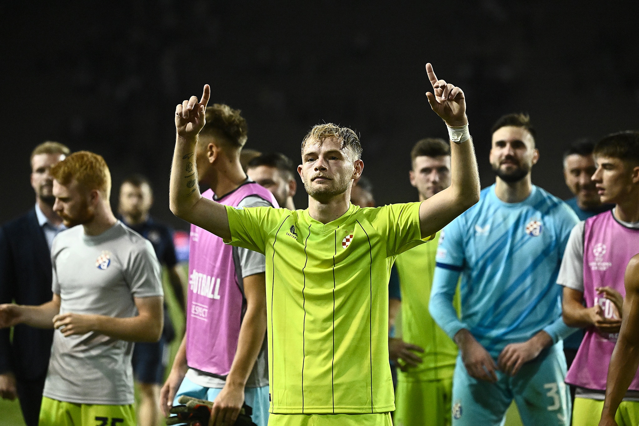 Le Français Maxime Bernauer qui joue au Dinamo Zagreb