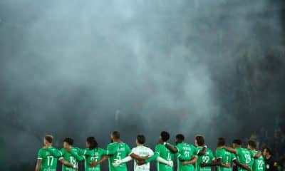 Les joueurs de l'ASSE