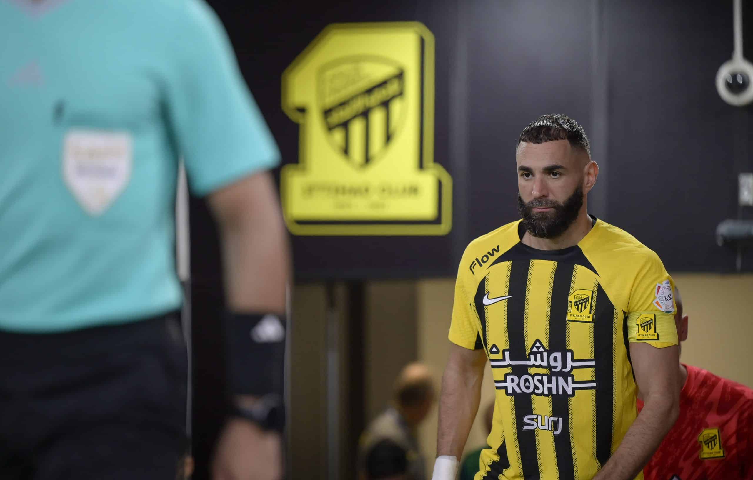 Karim Benzema sous le maillot d'Al-Ittihad