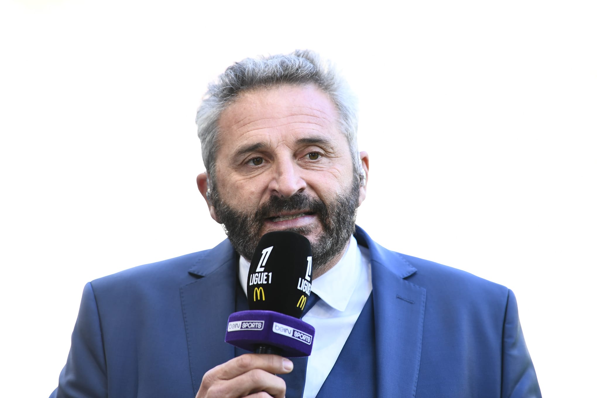 L'ancien défenseur de l'ASSE Patrick Guillou, au micro de beIN