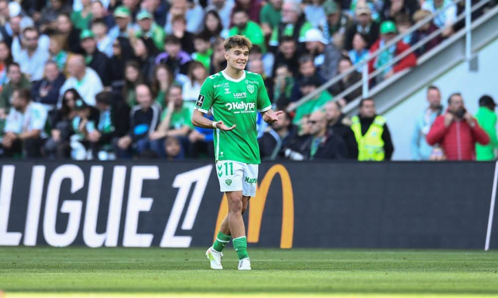 L'ailier néo-zélandais Ben Old, tout sourire, lors d'un match de l'ASSE.