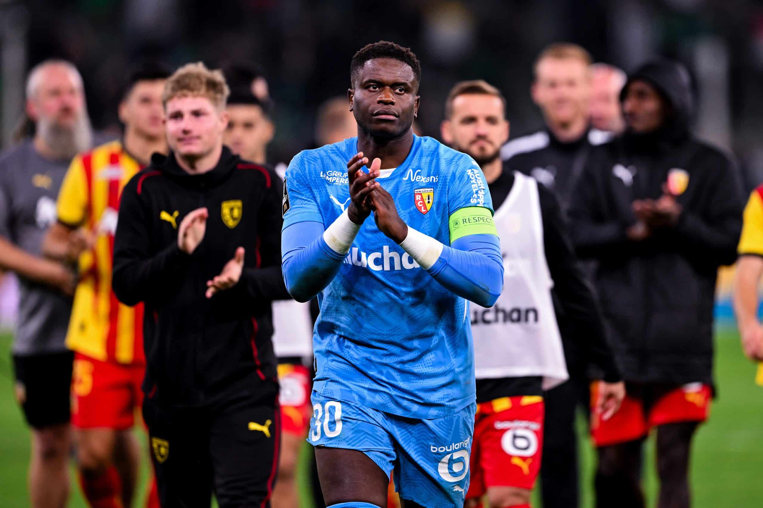 Brice Samba sous le maillot du RC Lens