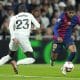 Ferland Mendy face à Lamine Yamal lors du dernier Real Madrid-FC Barcelone.