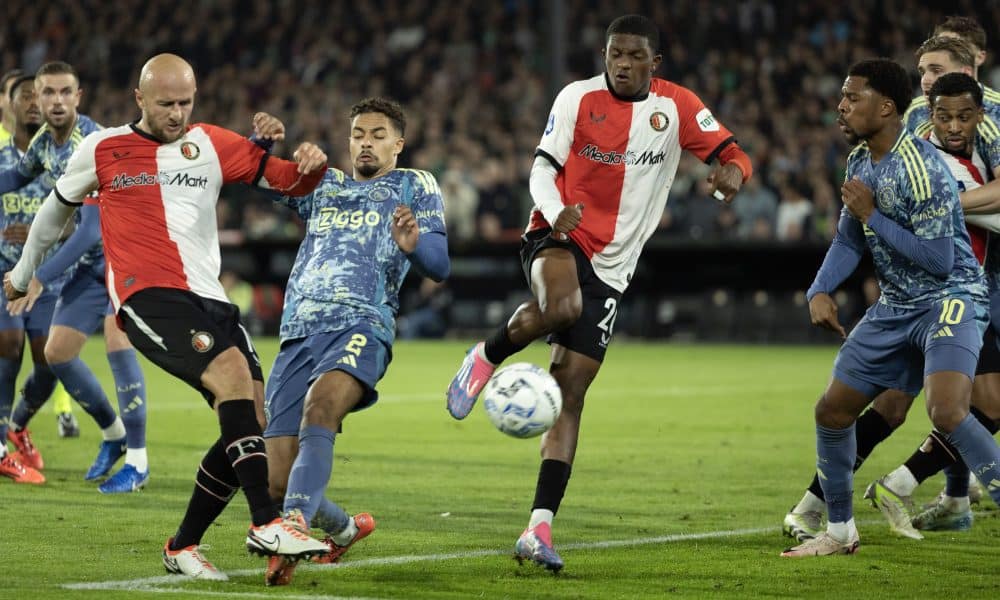 Le défenseur central costaricain du Feyenoord Rotterdam, Jeyland Mitchell