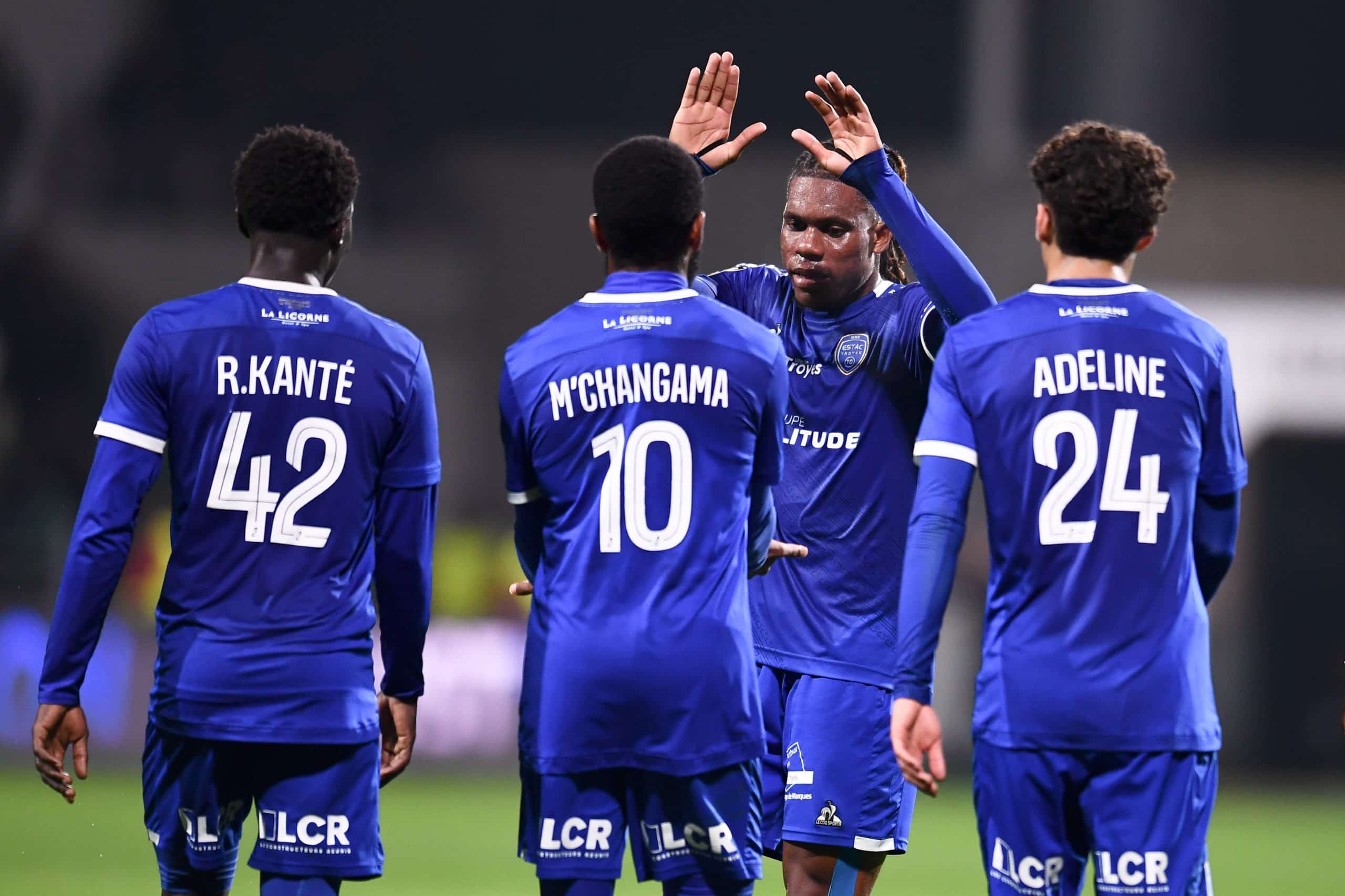 Cyriaque Irié, l'attaquant de l'ESTAC.