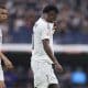 Kylian Mbappé et Vinicius Jr lors d'un match du Real Madrid.