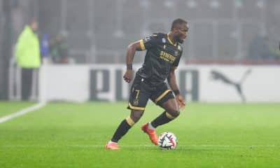 Ignatius Ganago sous le maillot du FC Nantes.