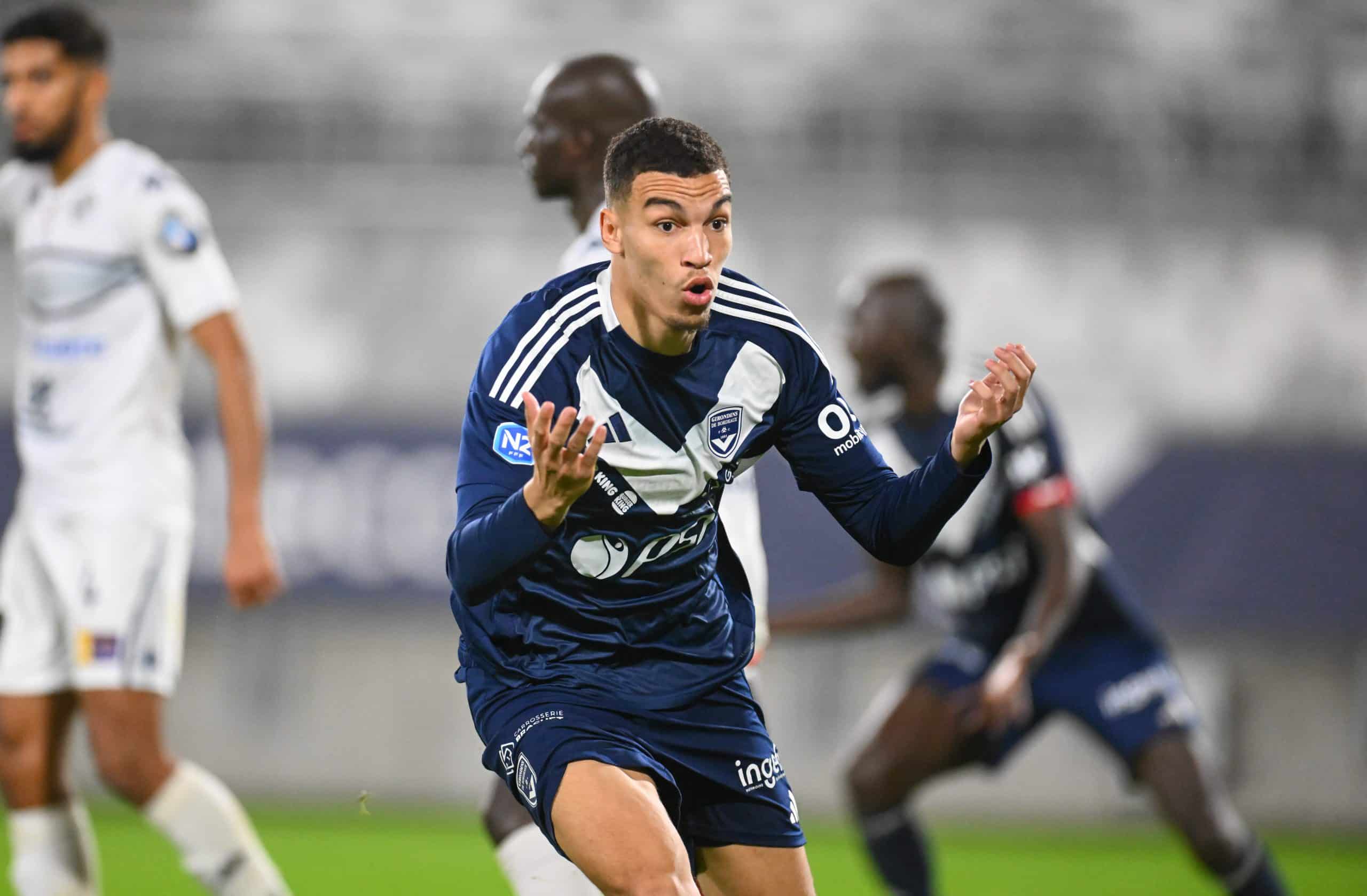 Le défenseur des Girondins de Bordeaux Nassim Ranem.