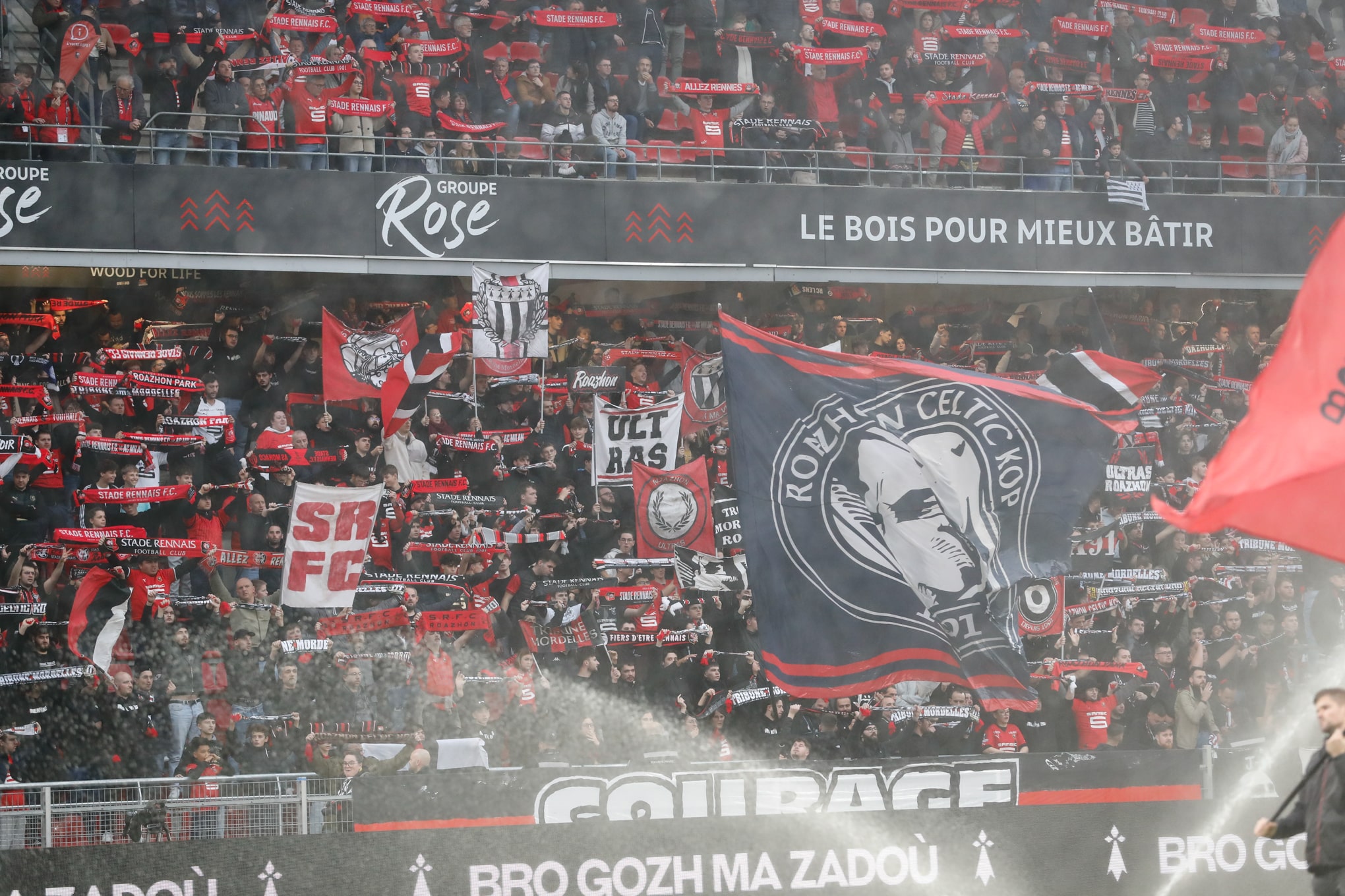 Les supporters du Stade Rennais