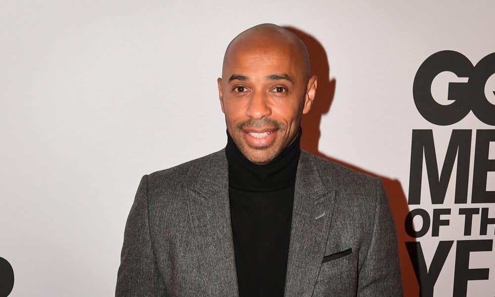 Thierry Henry lors d'un gala des anciens d'Arsenal.