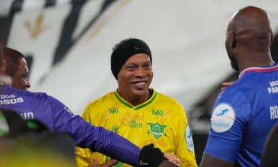 Ronaldinho, lors d'un match caritatif.